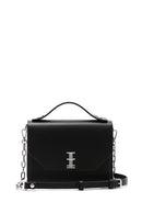 Women's Black Long Strap Crossbody Bag | Derimod