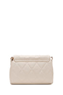 Women's Cream Quilted Shoulder Bag | Derimod