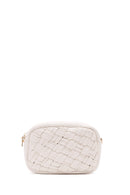 Women's Cream Long Chain Strap Knitted Crossbody Bag | Derimod
