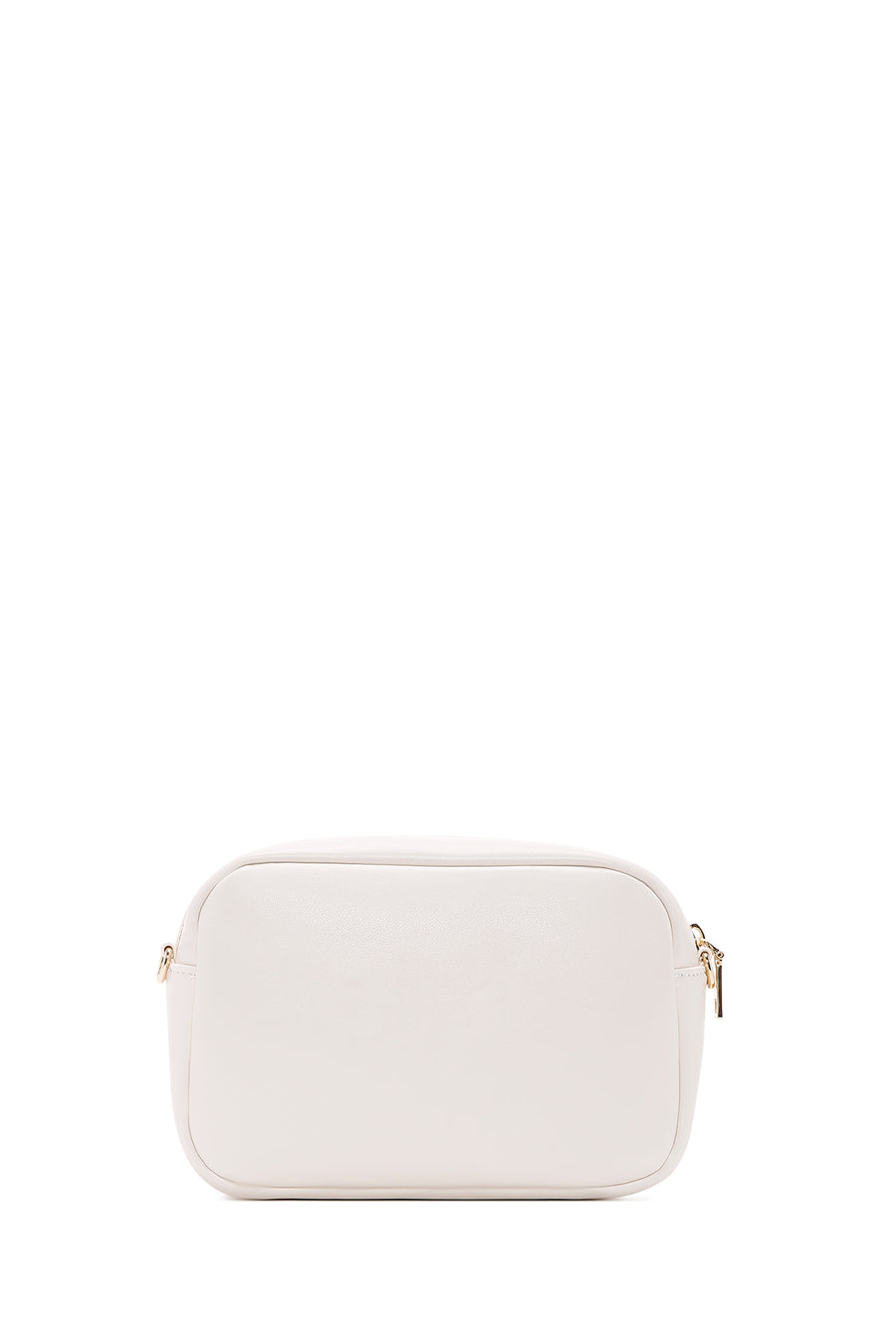 Women's Cream Long Chain Strap Knitted Crossbody Bag