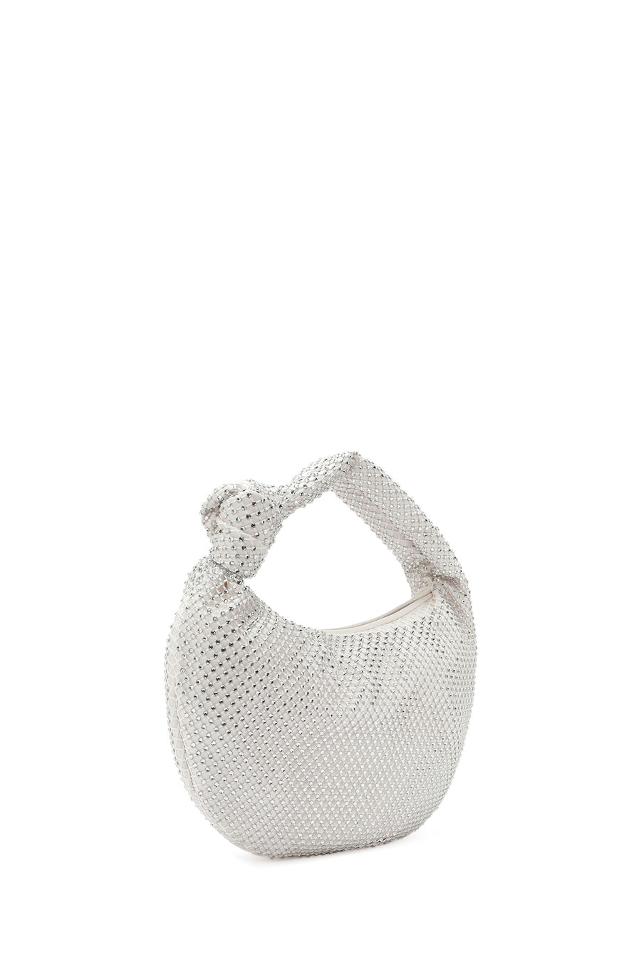 Women's White Stone Handbag