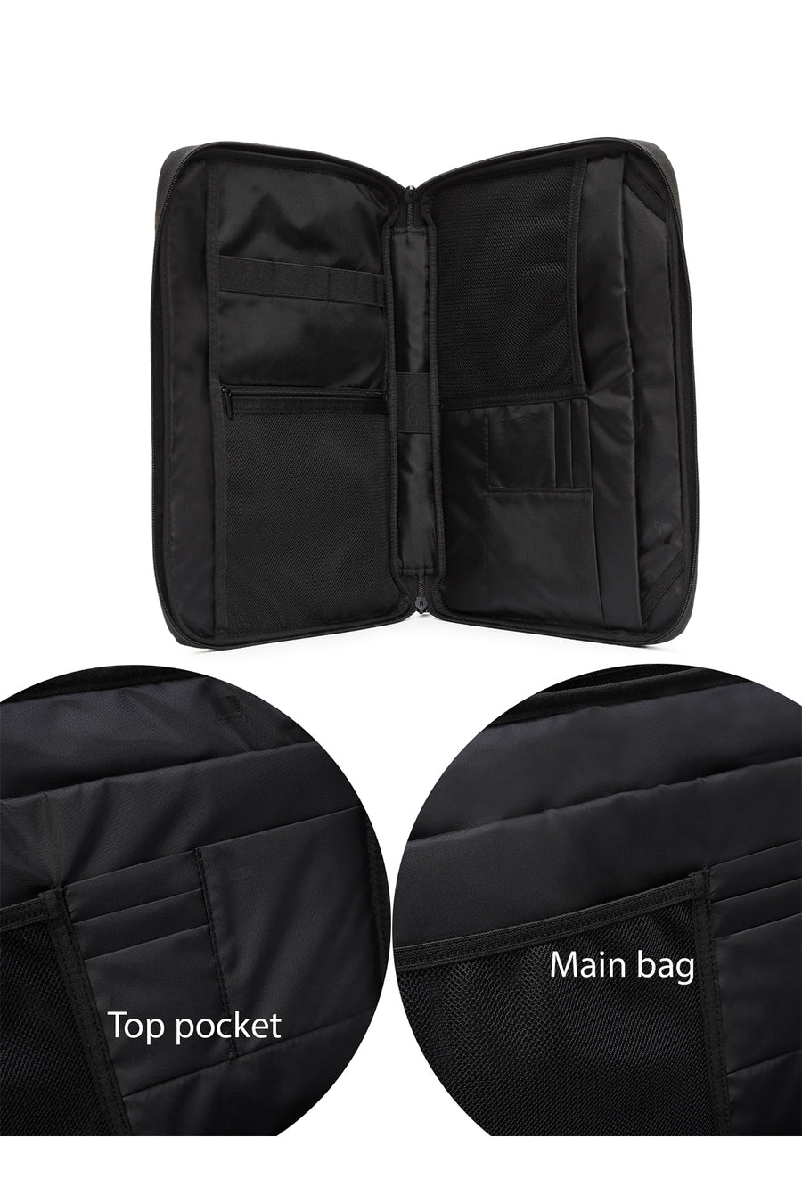 D-Pack Erkek Siyah Kumaş Laptop Çantası