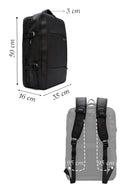 D-Pack Unisex Siyah Teknolojik Kumaş Sırt Çantası | Derimod