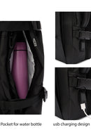 D-Pack Unisex Siyah Teknolojik Kumaş Sırt Çantası | Derimod