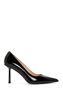 Kadın Siyah Topuklu Deri Stiletto | Derimod