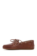 Kadın Taba Deri Maskülen Loafer | Derimod