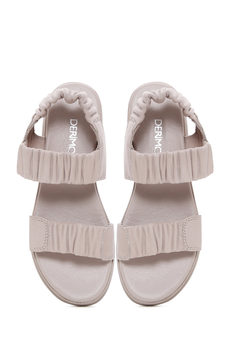 Women's Mink Leather Comfort Sandals