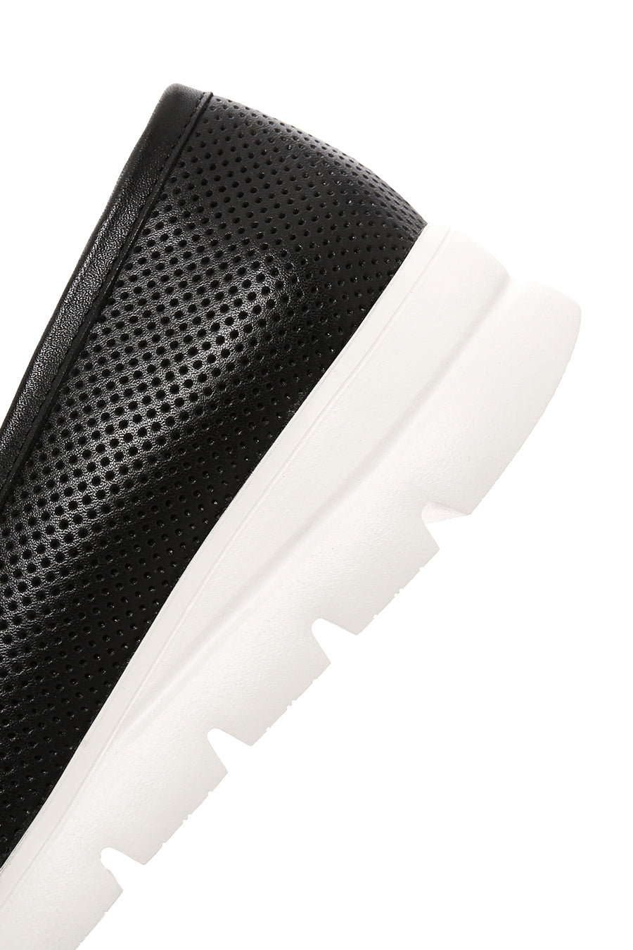 Kadın Siyah Deri Comfort Loafer