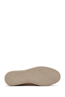 Women's Beige Suede Leather Comfort Loafer | Derimod