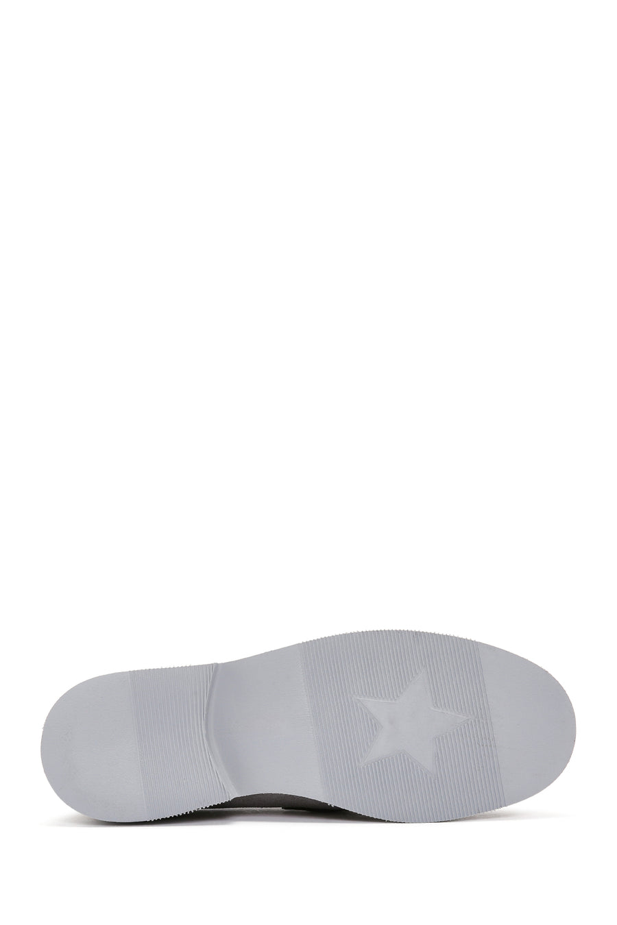 Women's Gray Suede Leather Masculine Loafer