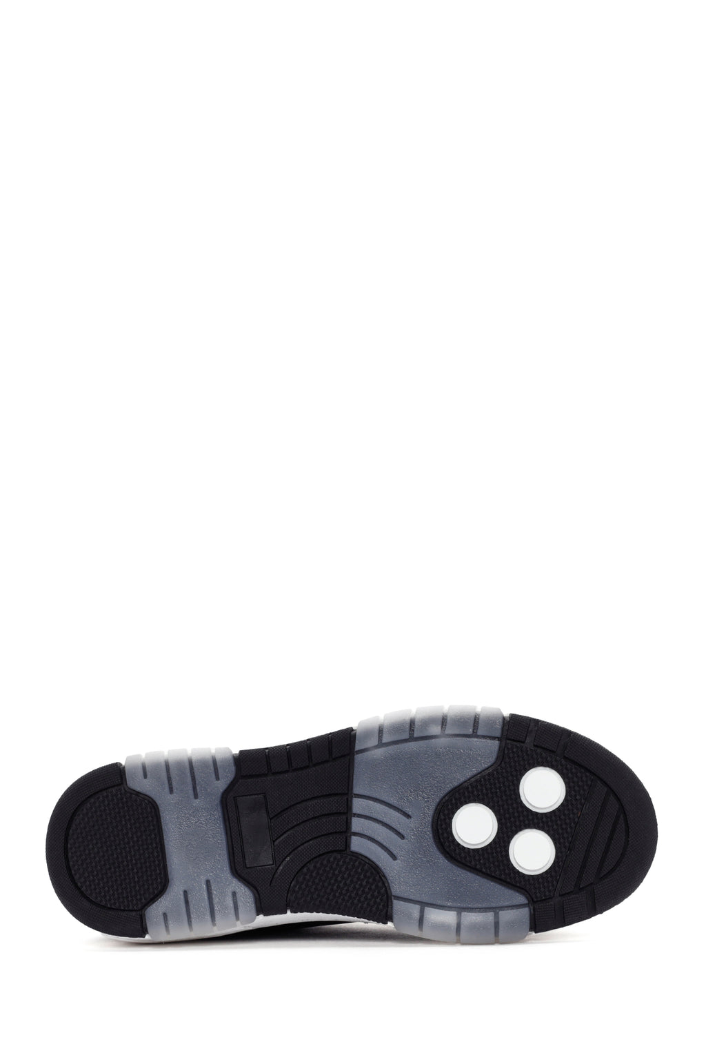 Kadın Siyah Bağcıklı Deri Sneaker