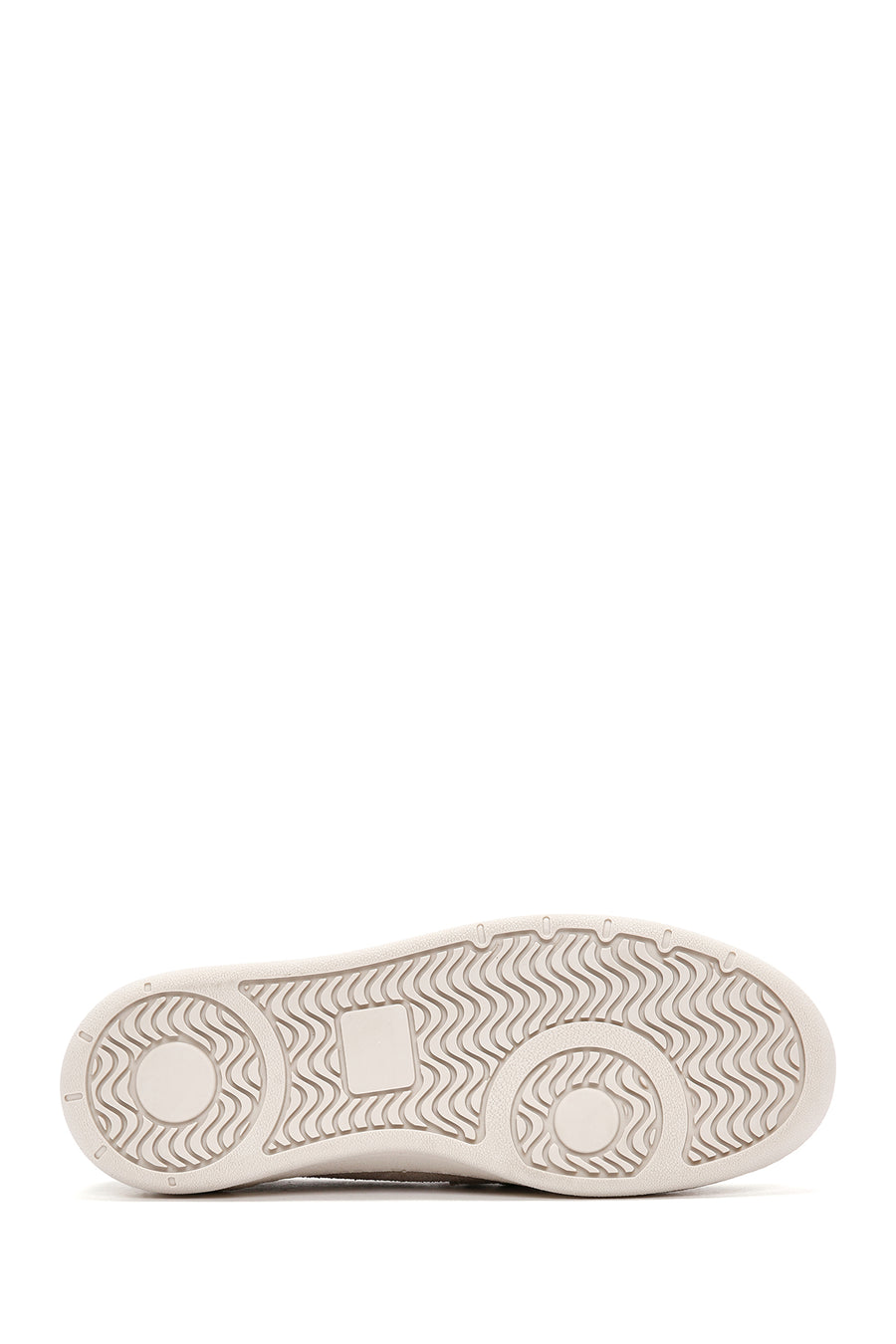 Kadın Gri Süet Deri Casual Loafer