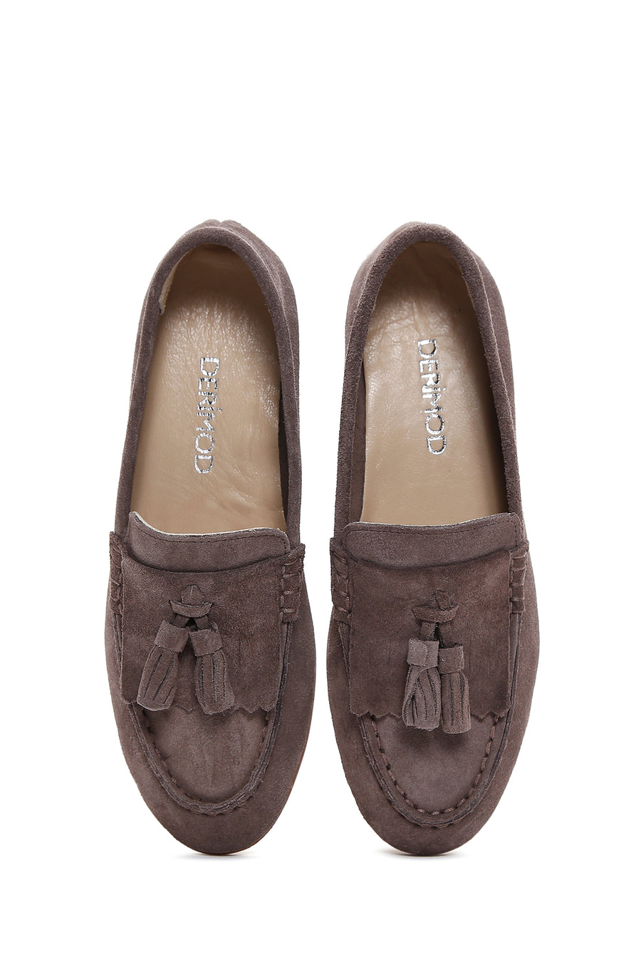 Women's Mink Suede Leather Masculine Loafer