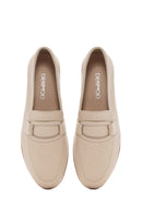 
Women's Beige Leather Casual Loafer
 | Derimod