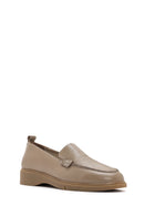 Kadın Vizon Deri Comfort Loafer | Derimod