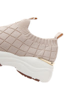 Derimod Zero Women's Beige Thick Soled Sneaker | Derimod