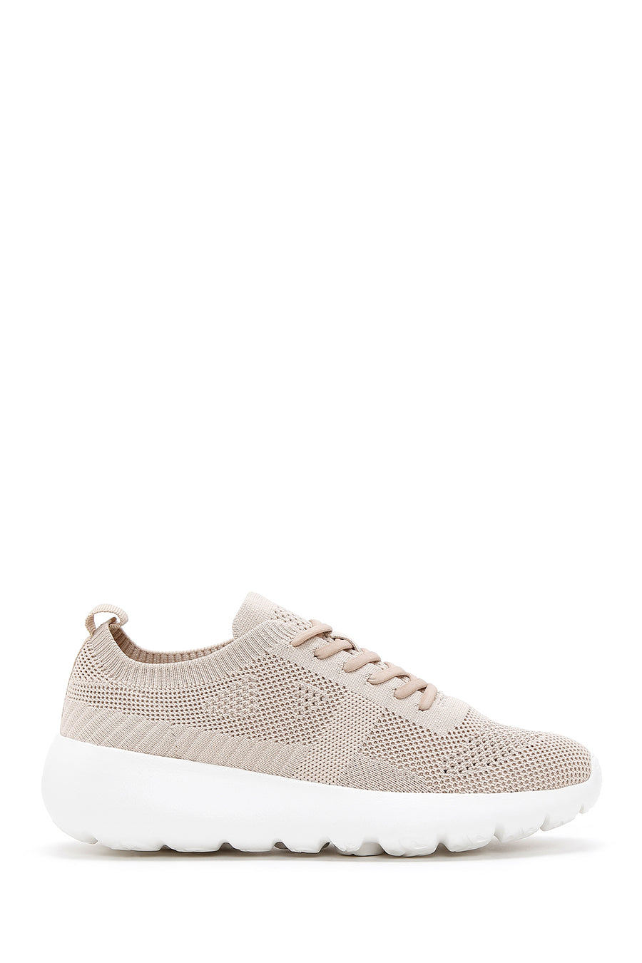 Derimod Zero Kadın Bej Kalın Tabanlı Sneaker 24SFD43096F | Derimod