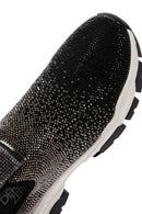 Derimod Zero Women's Black Thick Soled Stone Sneaker | Derimod
