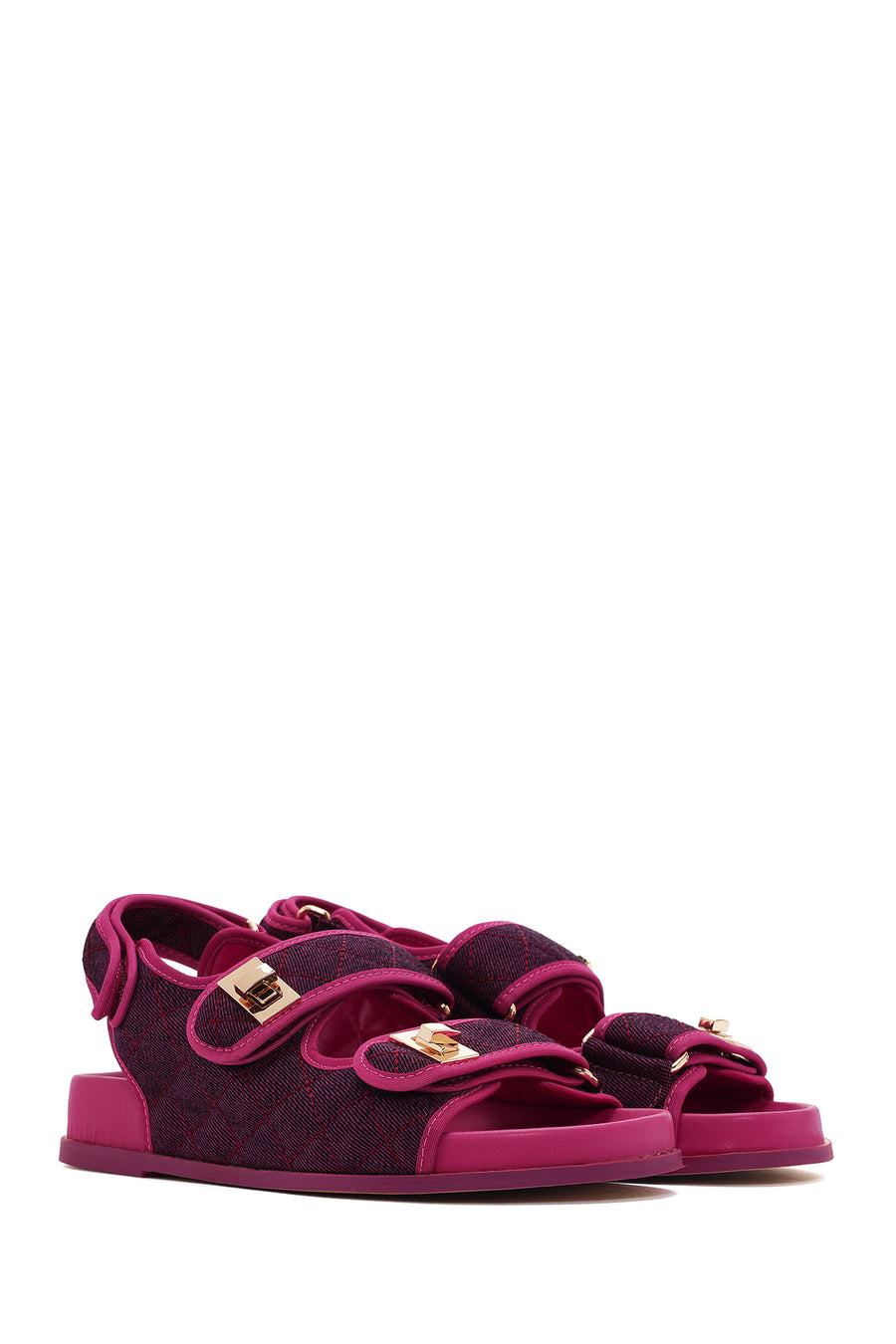 Women's Pink Ankle Strap Sandals