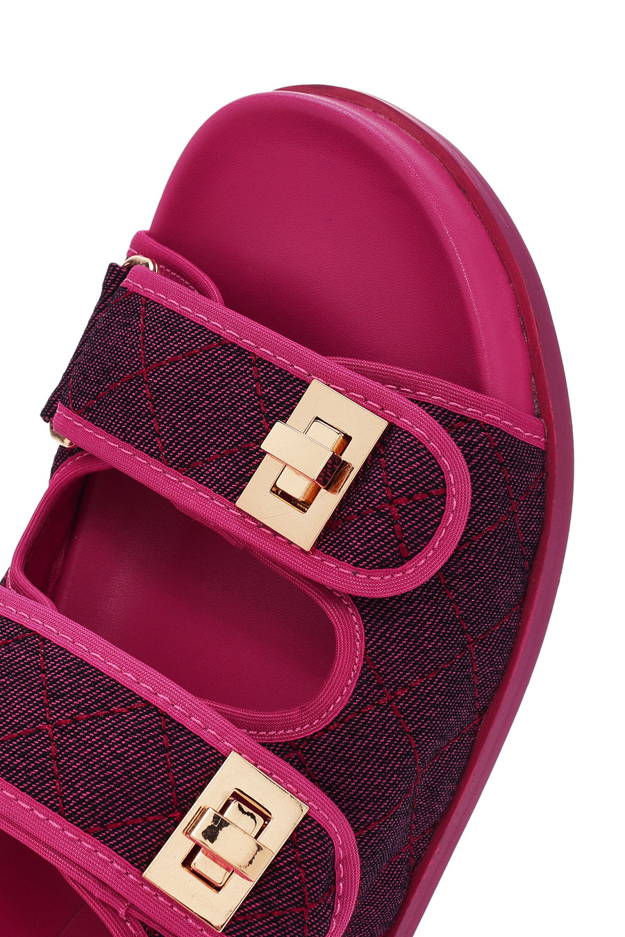 Women's Pink Ankle Strap Sandals