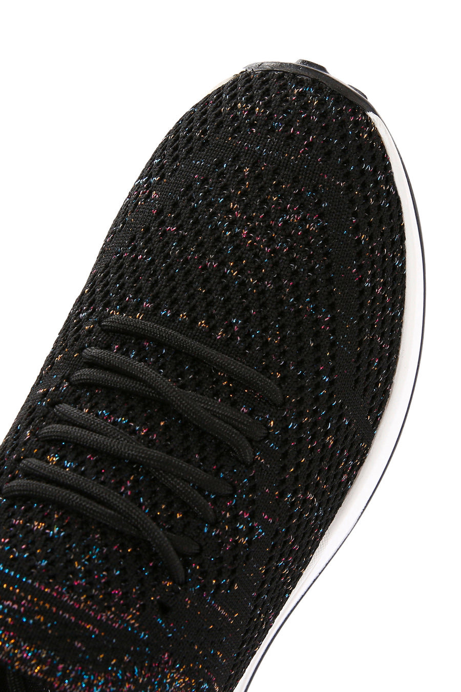 Derimod Zero Women's Black Lace-Up Thick Soled Sneaker
