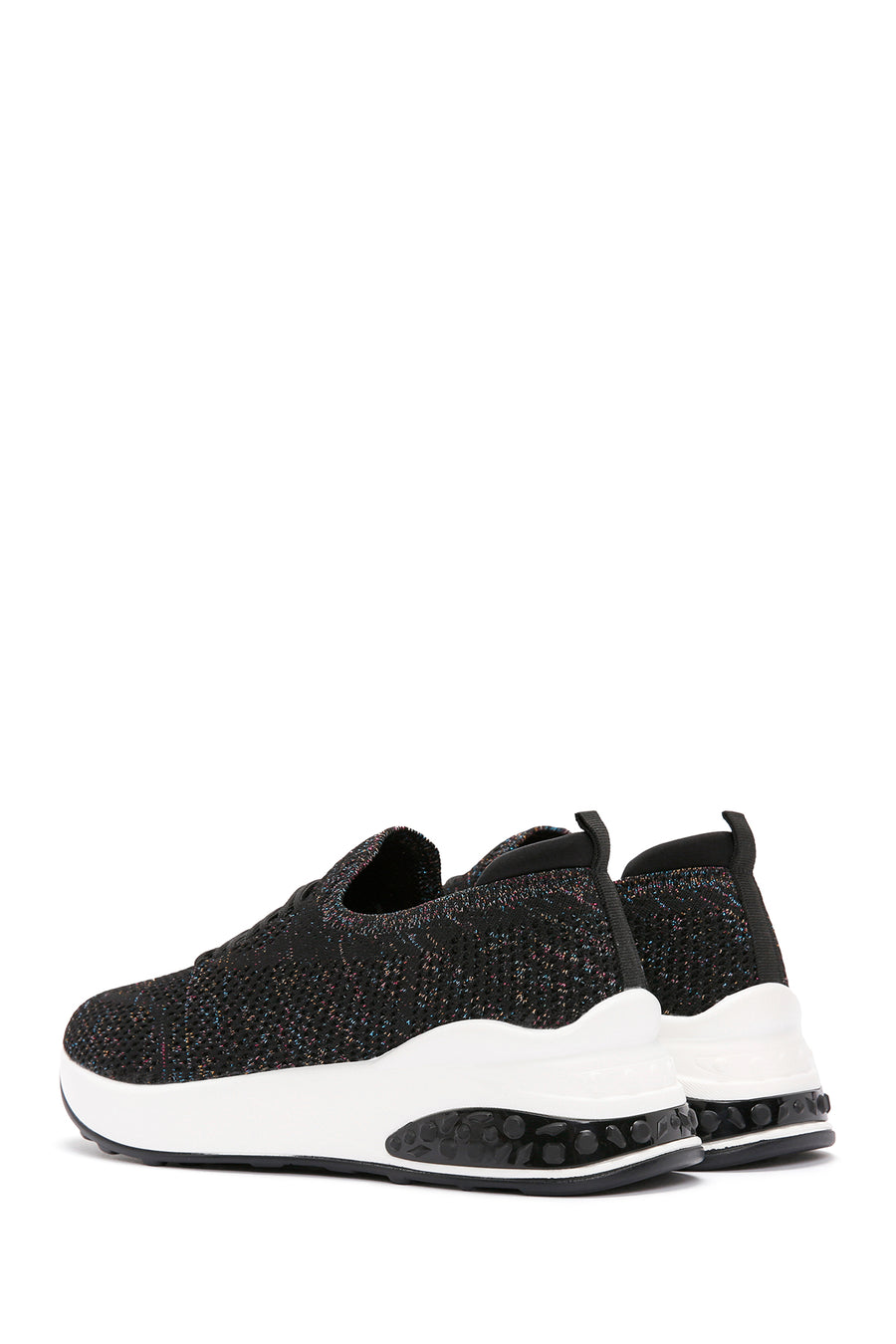 Derimod Zero Women's Black Lace-Up Thick Soled Sneaker