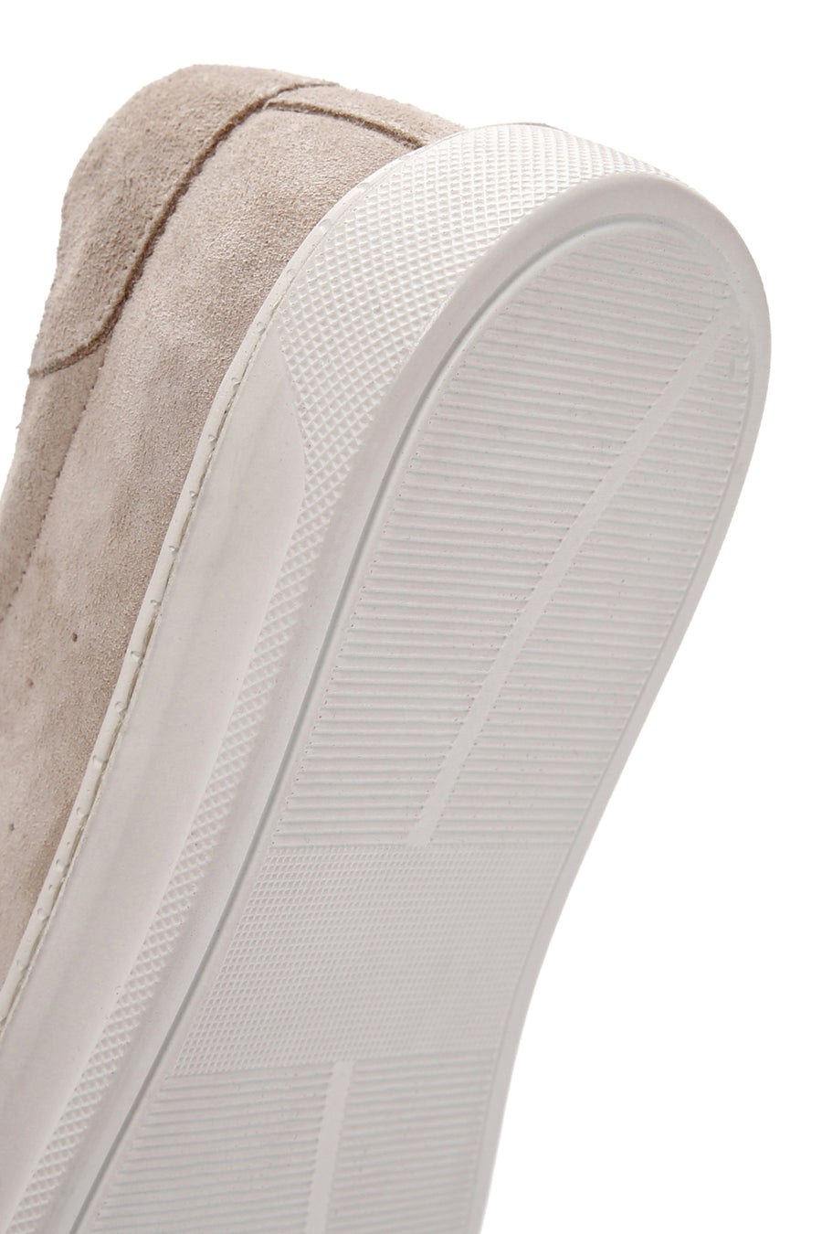 Women's Beige Lace-Up Suede Leather Sneaker