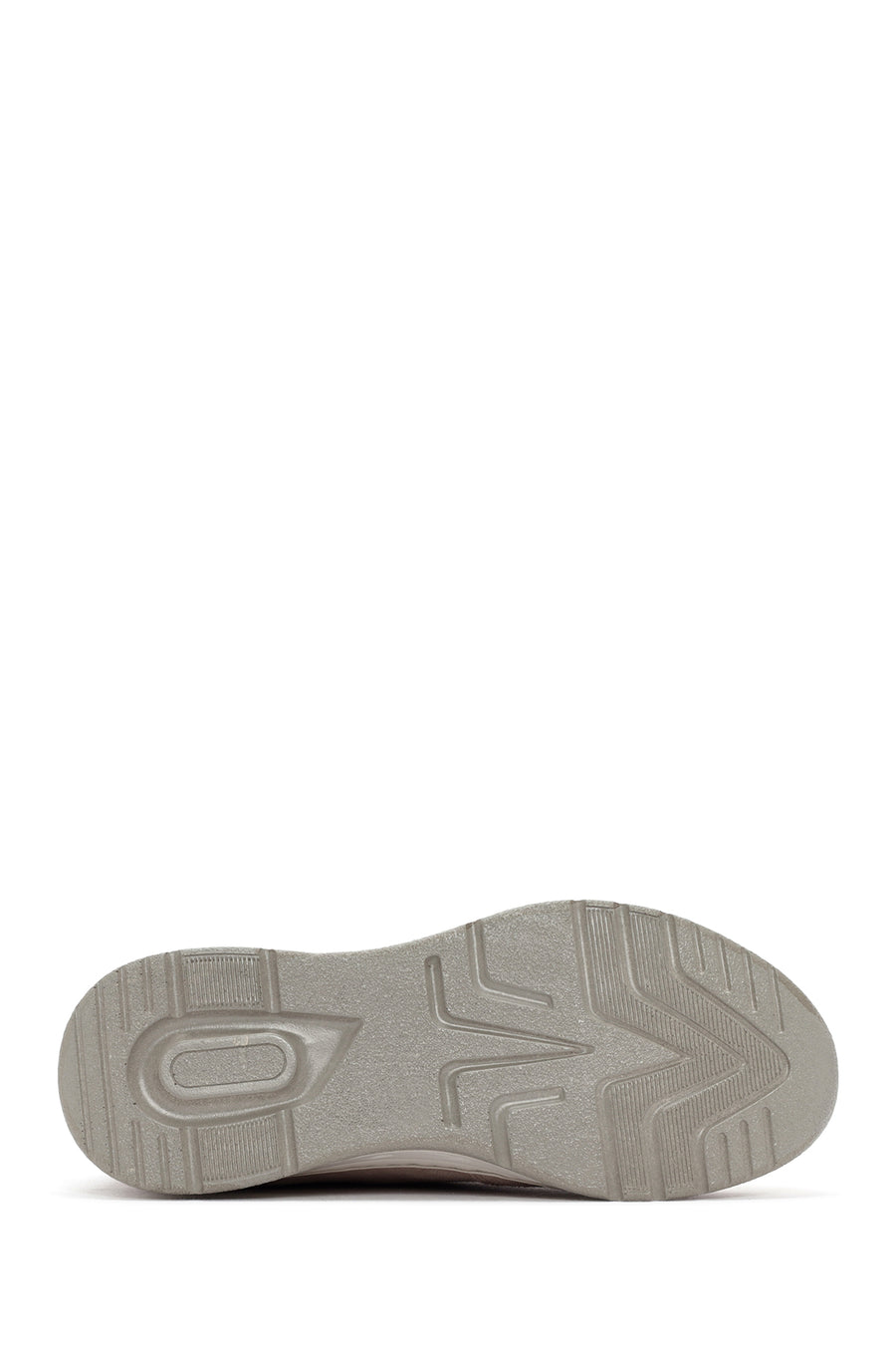 Women's Beige Lace-Up Suede Leather Sneaker