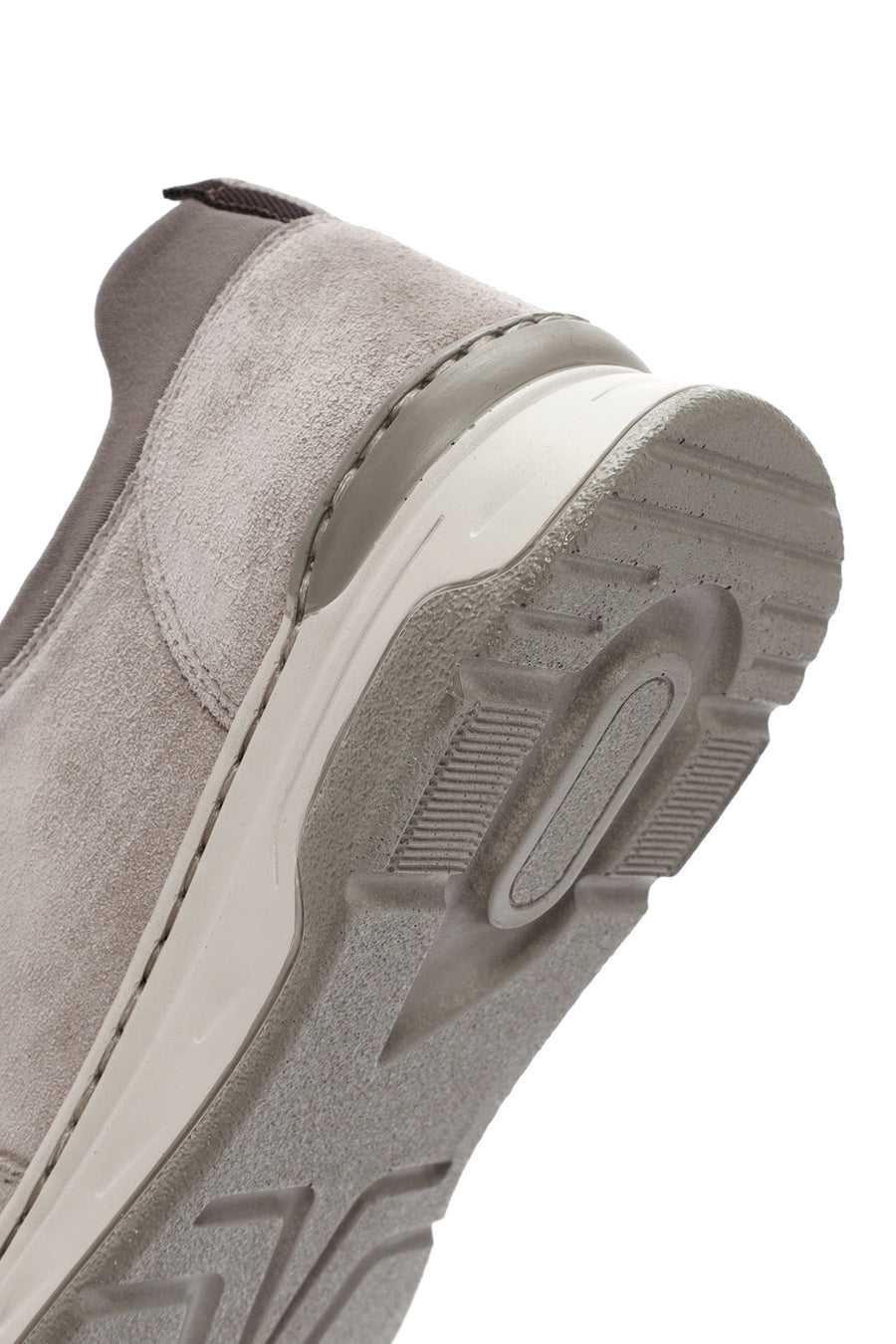 Women's Beige Lace-Up Suede Leather Sneaker