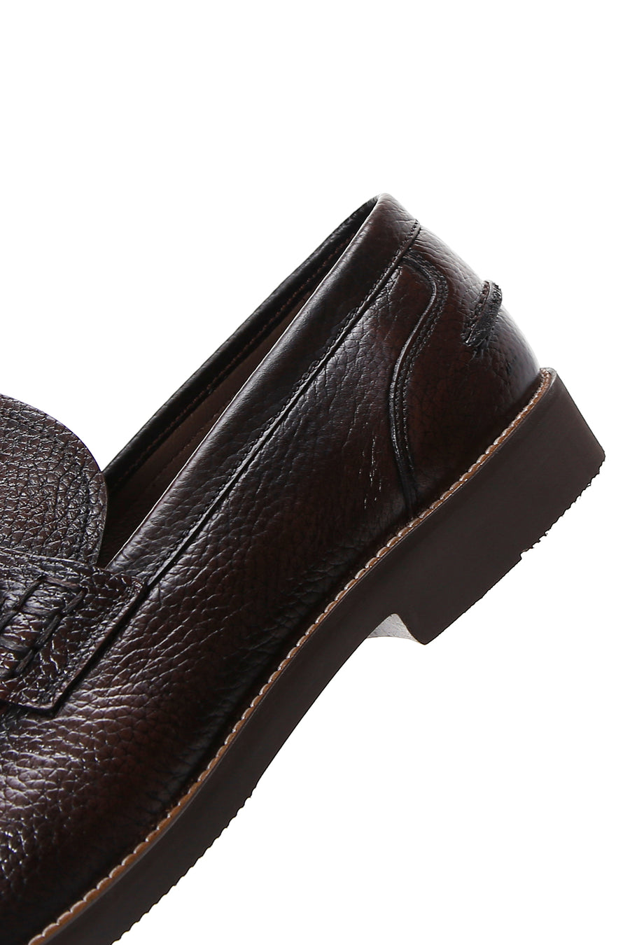 Erkek Kahverengi Deri Casual Loafer