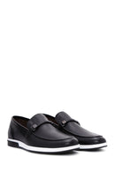 Erkek Siyah Deri Casual Loafer | Derimod