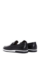 Erkek Siyah Deri Casual Loafer | Derimod
