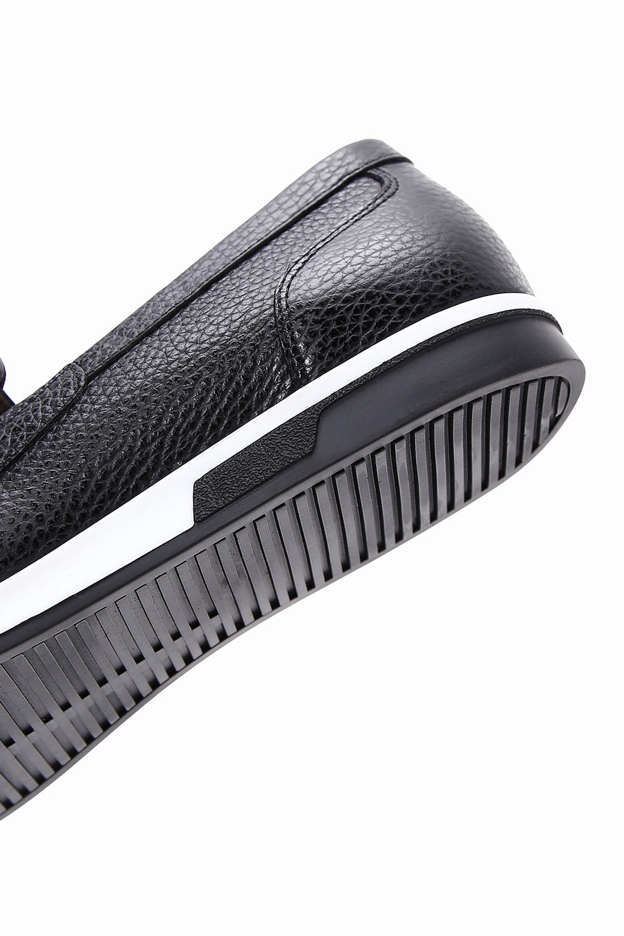 Erkek Siyah Deri Casual Loafer