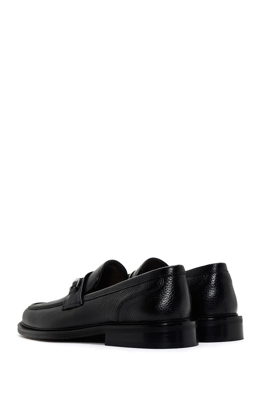 Erkek Siyah Deri Klasik Loafer
