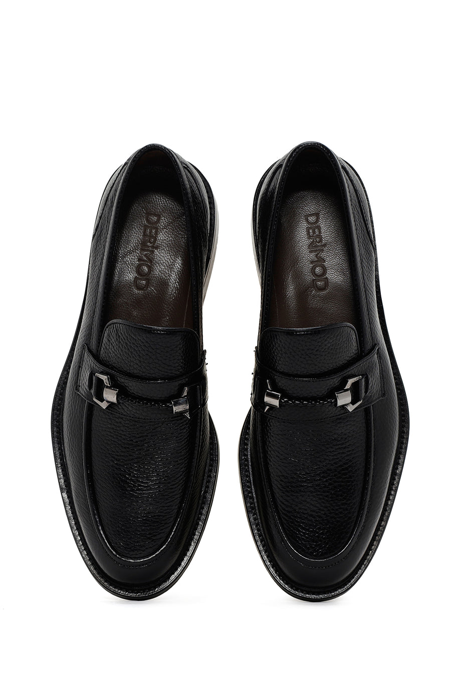 Erkek Siyah Deri Klasik Loafer