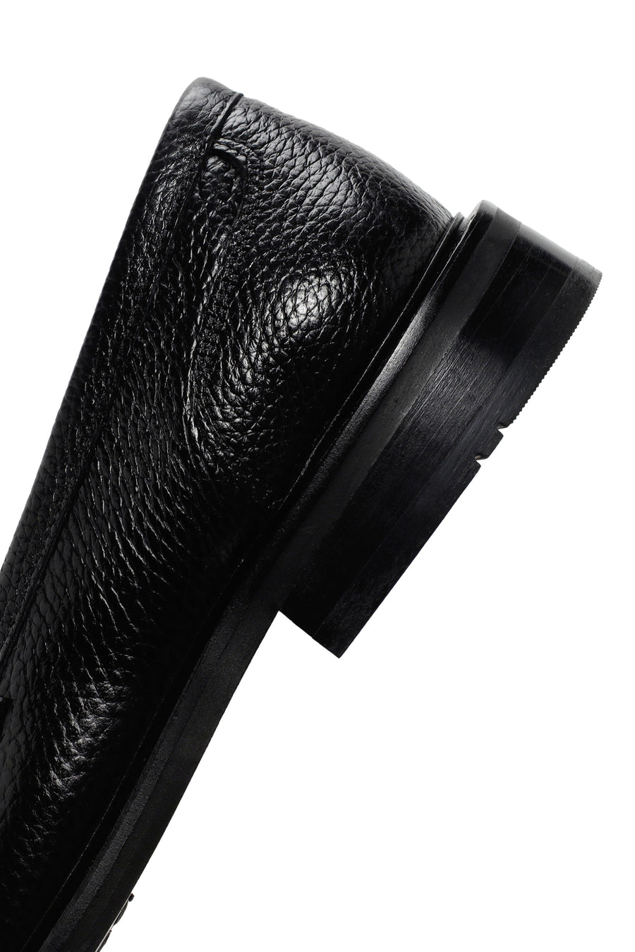 Erkek Siyah Deri Klasik Loafer