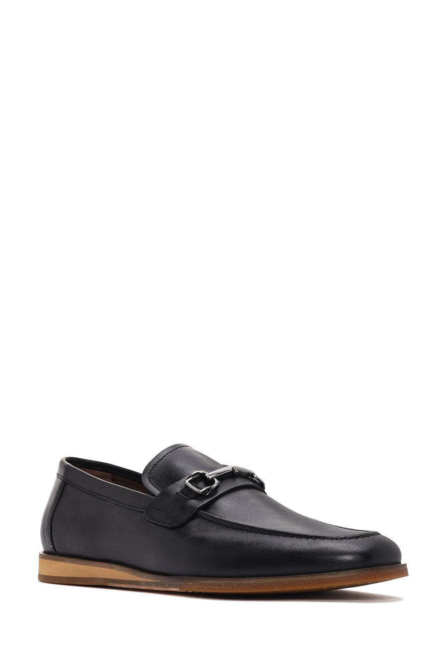 Derimod Black Erkek Siyah Deri Loafer