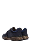 
Men's Navy Thick Sole Lace-Up Leather Casual Sneaker
 | Derimod