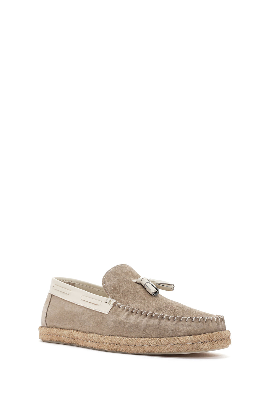 Erkek Bej Süet Deri Casual Loafer