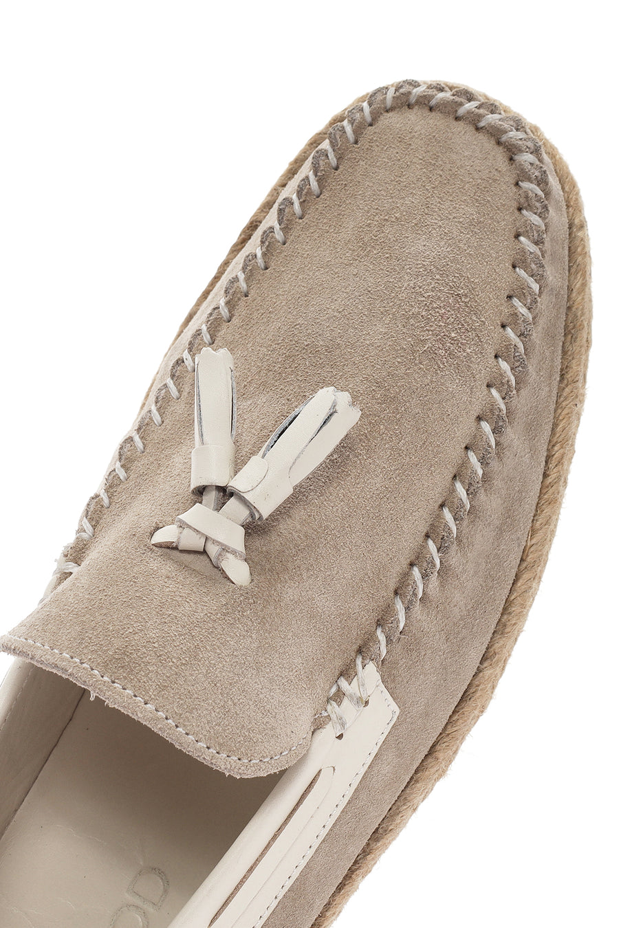 Erkek Bej Süet Deri Casual Loafer