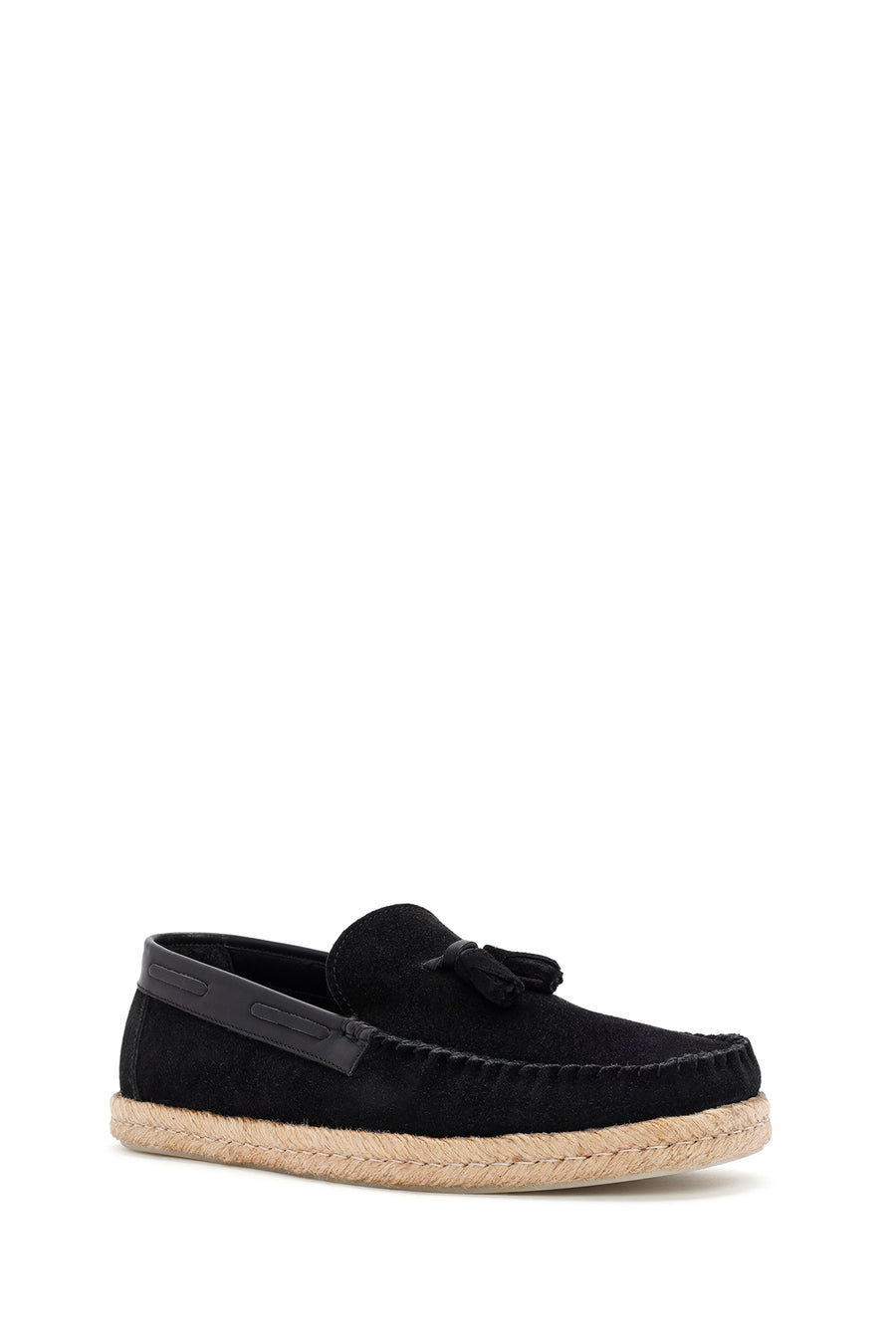 Erkek Siyah Süet Deri Casual Loafer