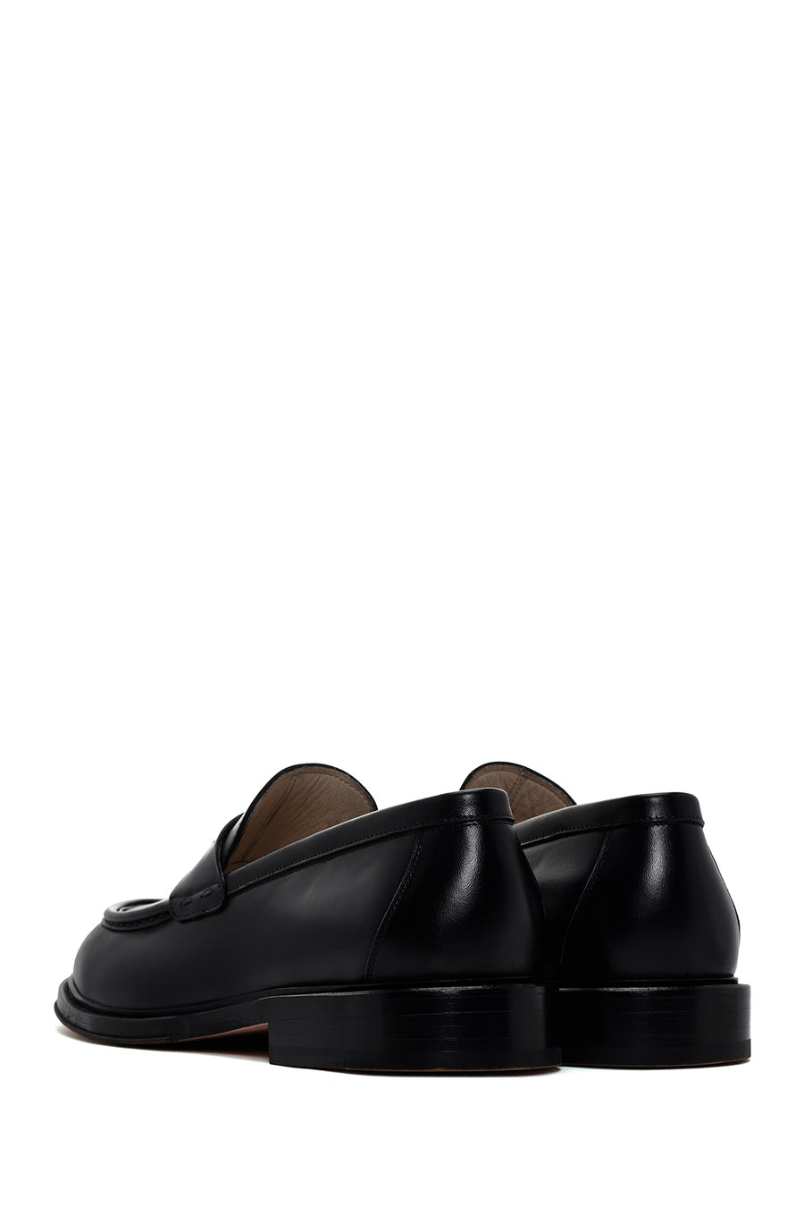 Erkek Siyah Deri Klasik Loafer