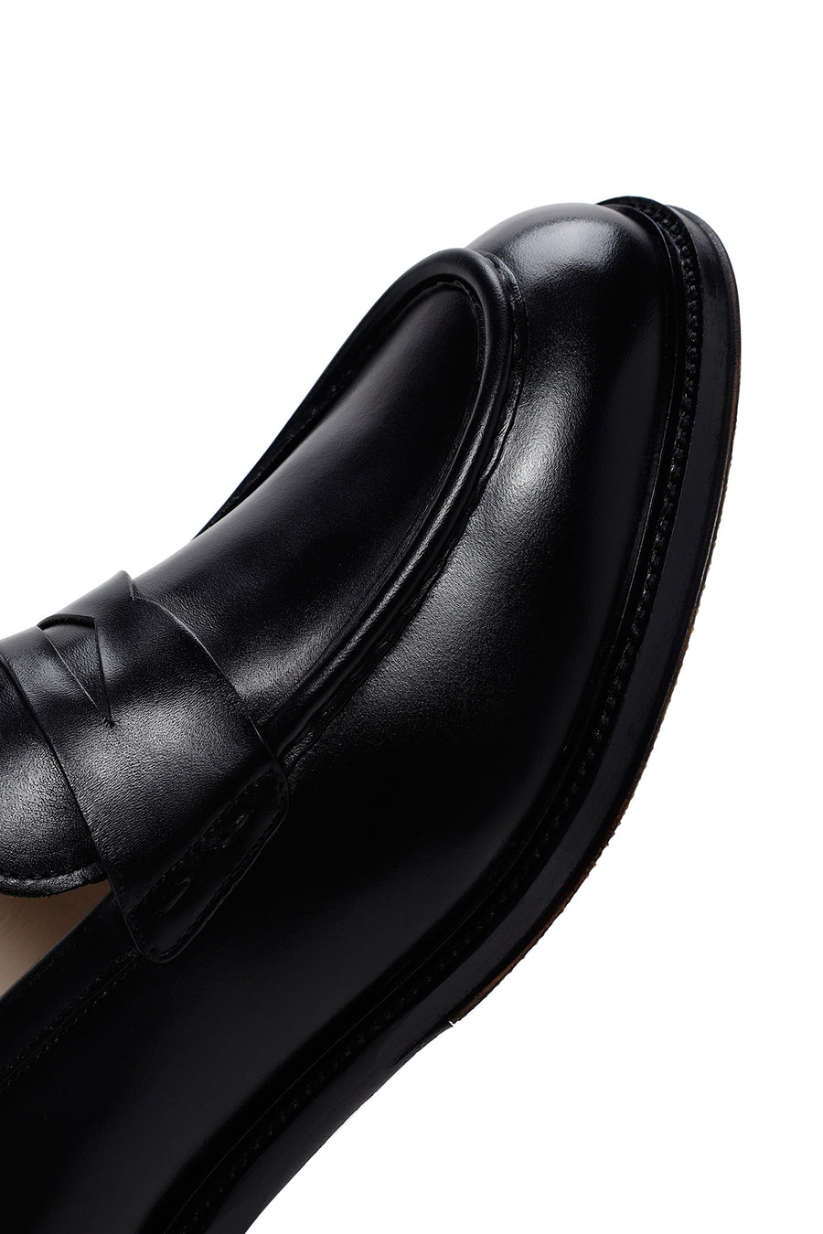 Erkek Siyah Deri Klasik Loafer