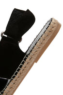 Men's Black Suede Leather Sandals | Derimod