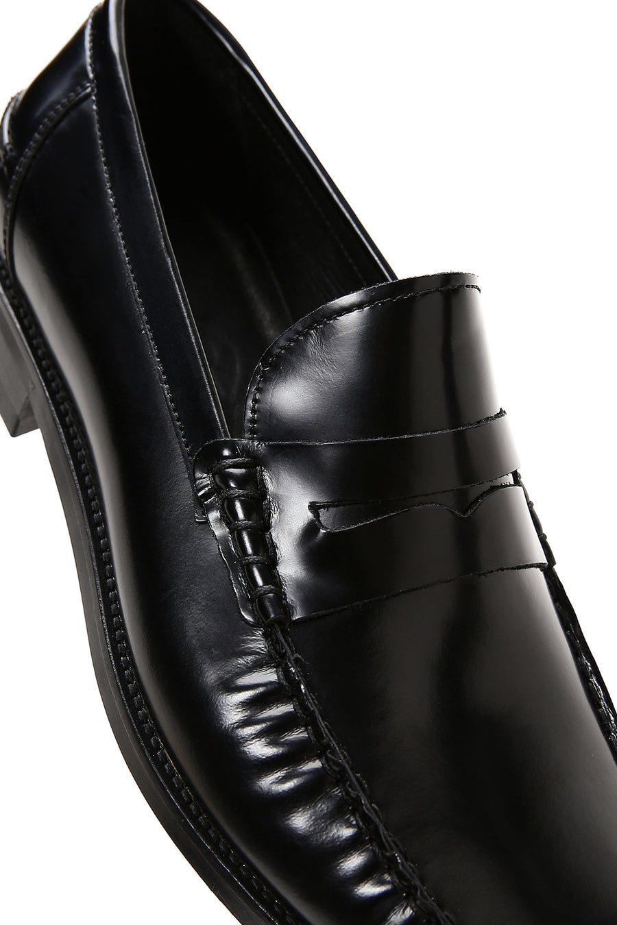 Erkek Siyah Deri Klasik Loafer