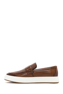 Erkek Taba Deri Loafer | Derimod