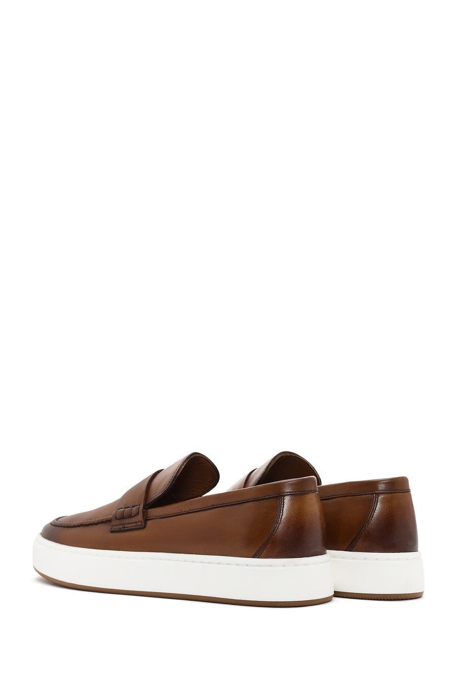 Erkek Taba Deri Loafer