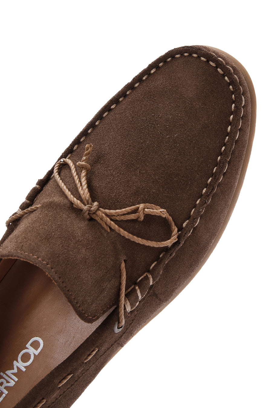 Erkek Kahverengi Süet Deri Casual Loafer