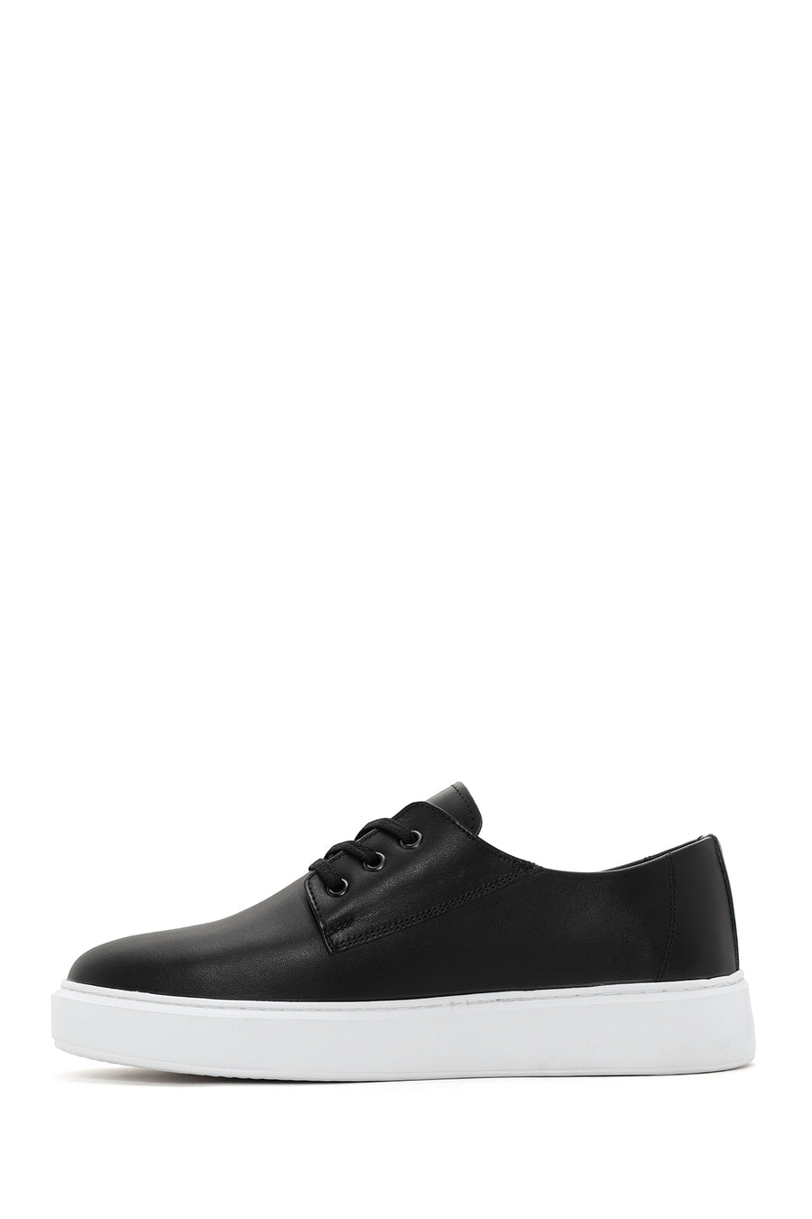 Men's Black Leather Casual Shoes
