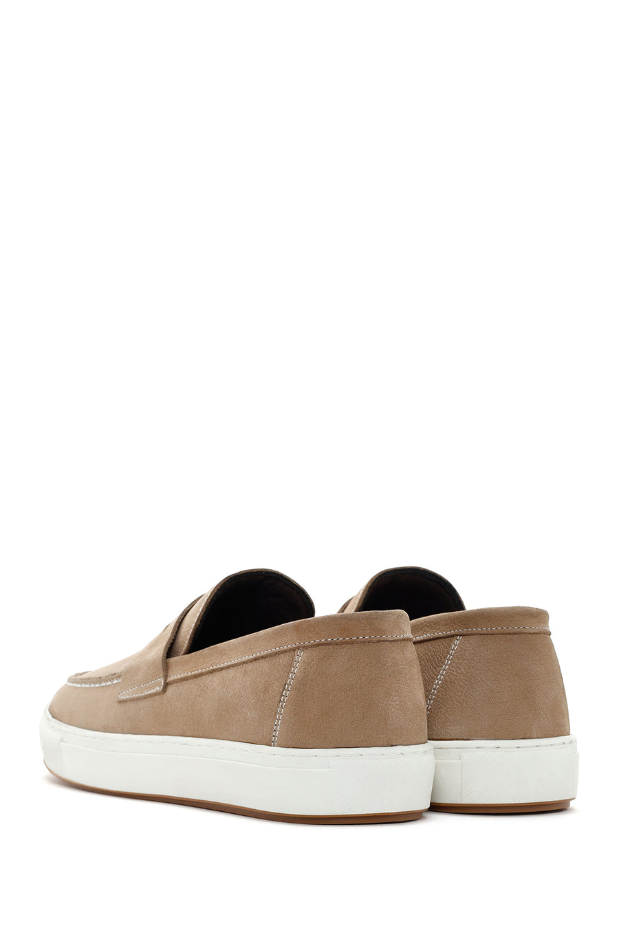 Erkek Kum Nubuk Deri Casual Loafer